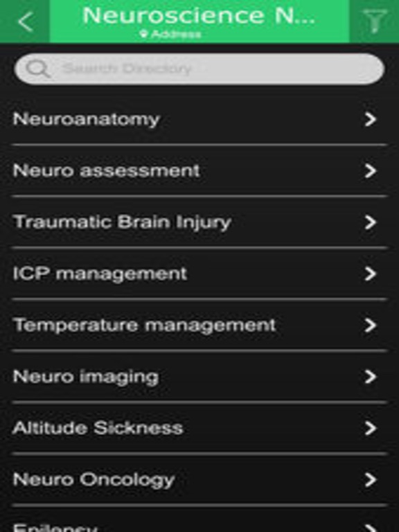 Neuroscience Nurse iPad screenshot 4 - Health & Fitness app
