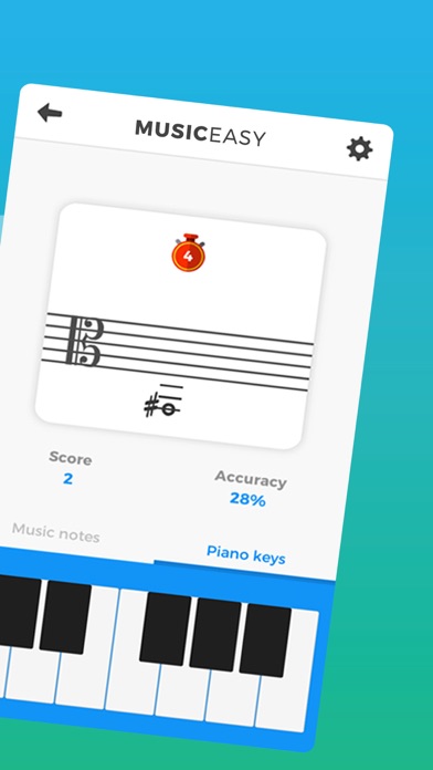 Screenshot #2 pour MusicEasy LITE - Apprendre à Lire de la Musique