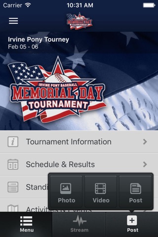 Irvine Memorial Day Tournament screenshot 4