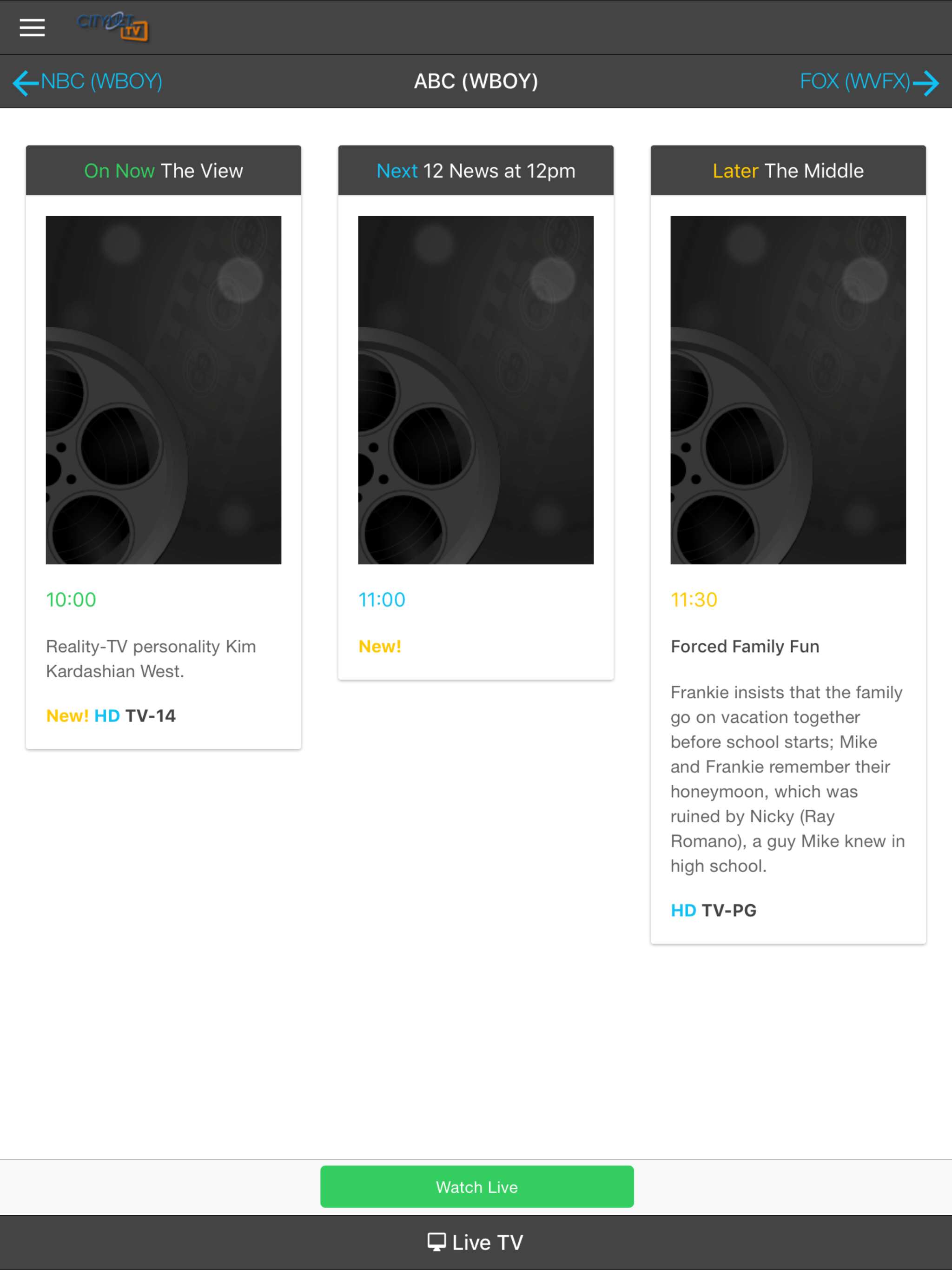 CitynetTV screenshot 6