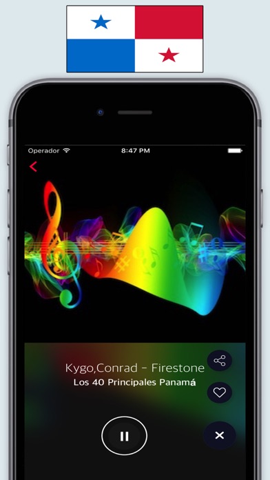 Radio Panamá FM / Live Radios Stations Online App iPhone screenshot 5 - Music app