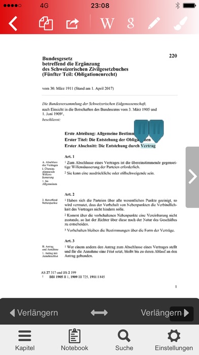 Screenshot #1 pour OR - Obligationenrecht