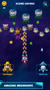 Cat Shooter: Space Attack screenshot