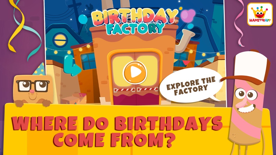 Birthday Factory: Kids games - 1.1 - (iOS)