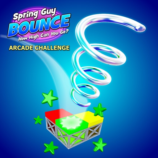 Spring Guy - How High Can You Go? Arcade Challenge