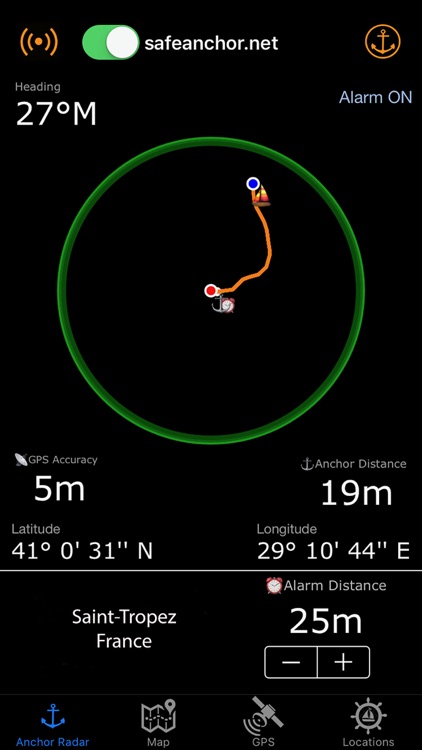 SafeAnchor.Net For Sailing Yachts and Powerboats