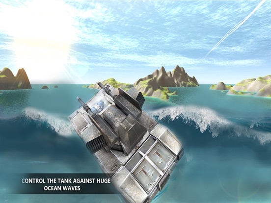 US Navy Tank Water Surfing 3D iPad screenshot