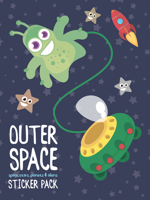 Screenshot #4 pour Outer Space Sticker Pack