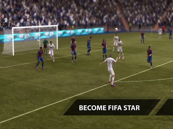 echte voetbalwedstrijd voor de UEFA Champions Leag iPad app afbeelding 5