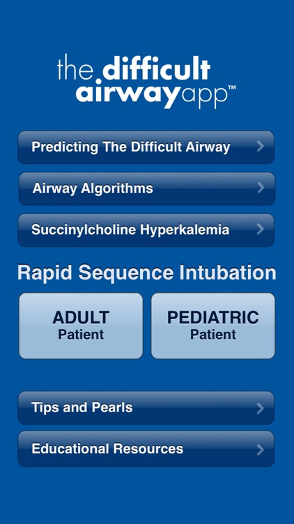 The Difficult Airway App