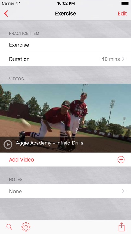 InfiniteBaseball Practice Planner