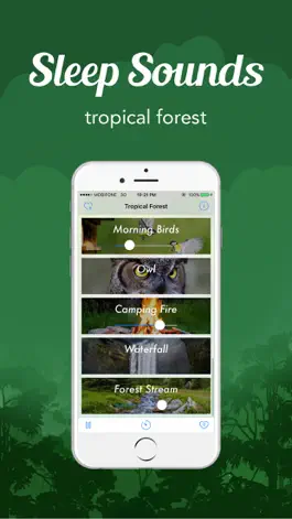 Game screenshot Sleep Sounds - White Noise : Tropical Forest mod apk