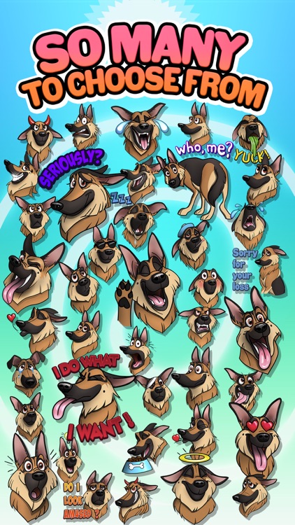 GSDmoji German Shepherd