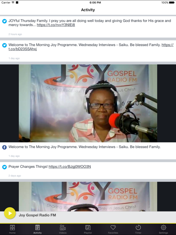 Screenshot #5 pour Joy Gospel Radio FM
