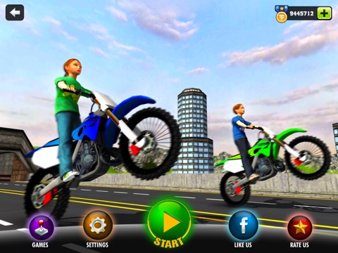 Kids MotorBike Stunt Rider - Rooftop Motorcycle 3Dのおすすめ画像1
