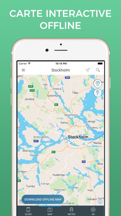 Screenshot #3 pour Stockholm Guide Voyage avec Offline Maps