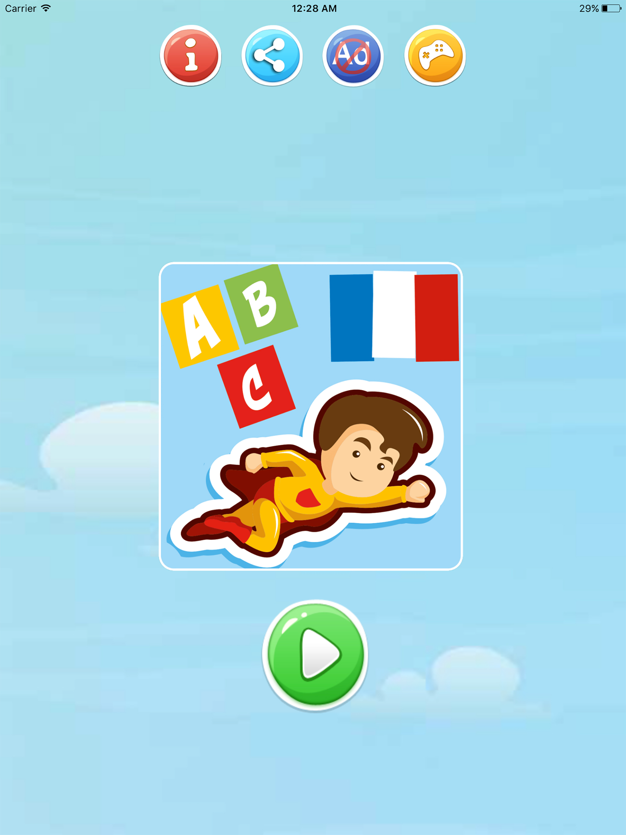 Learn French Flash Cards for kids Picture & Audio screenshot 6