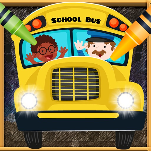 Car Vocab & Paint Game - The artstudio for kids icon