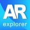 ARExplorer - tools for people to browse AR content and connect to the virtual world and the real world platform entrance
