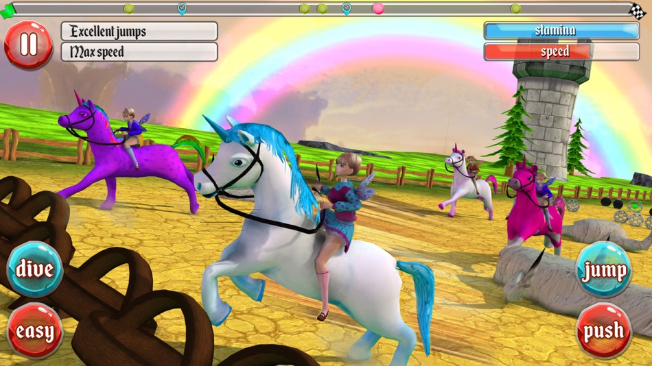 #3. Ultimate Unicorn Dash 3D (iOS) 由: Tap2Play, LLC (Ticker: TAPM)