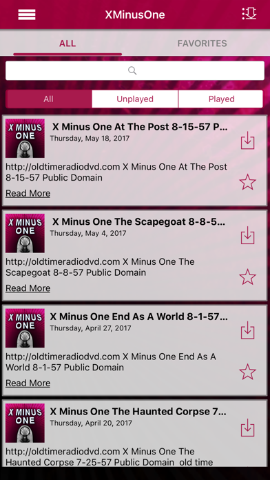 Screenshot #2 pour X Minus One - Old Time Radio App