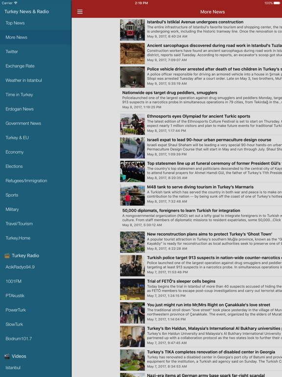 Screenshot #5 pour Turkey News Today in English & Turkish Radio