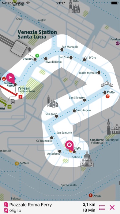 Screenshot #3 pour Venise Rail Map Lite