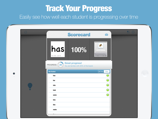 Fry Words Games and Flash Cards iPad screenshot 4 - Education app