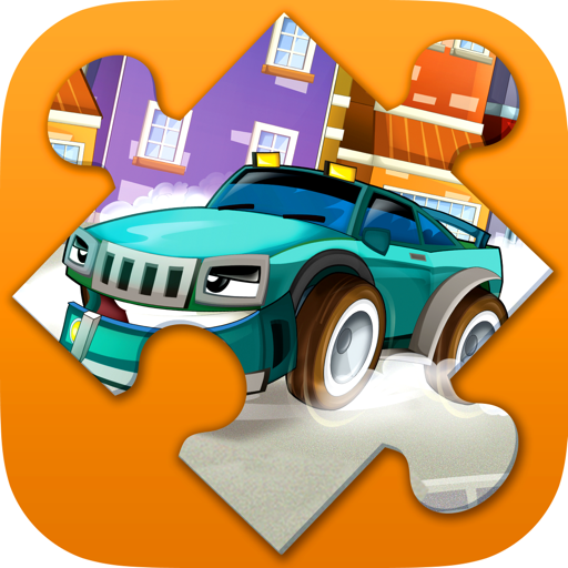 Cartoon Cars Puzzles for Kids