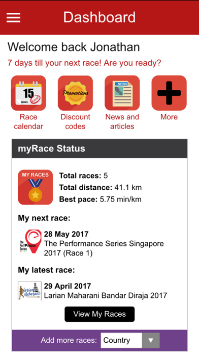 Screenshot #1 pour JustRaceLah!