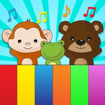 Dierengeluiden kinderen piano app voor peuters