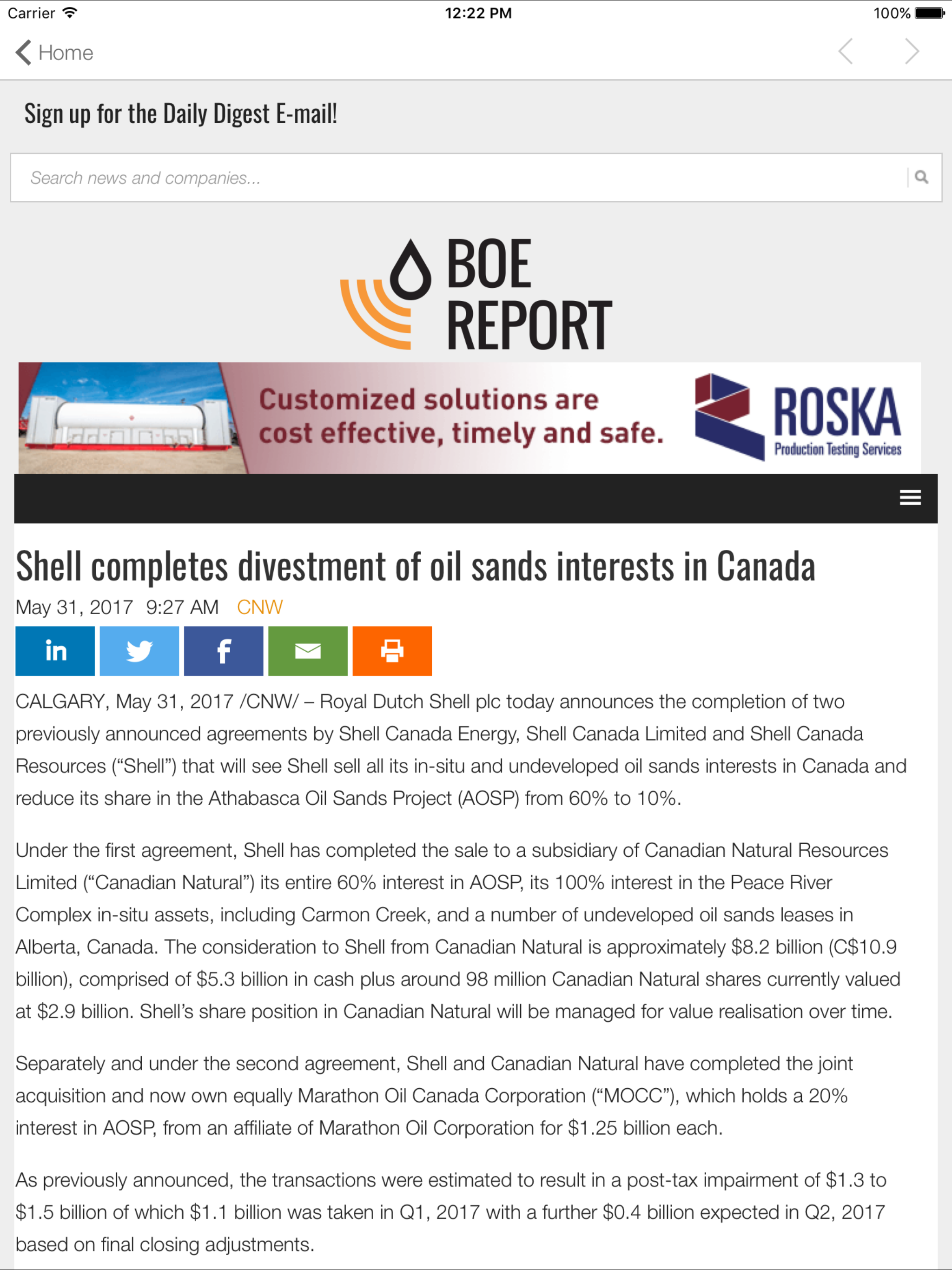 BOE Report