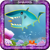 Sharks and friends Match 3 puzzle game