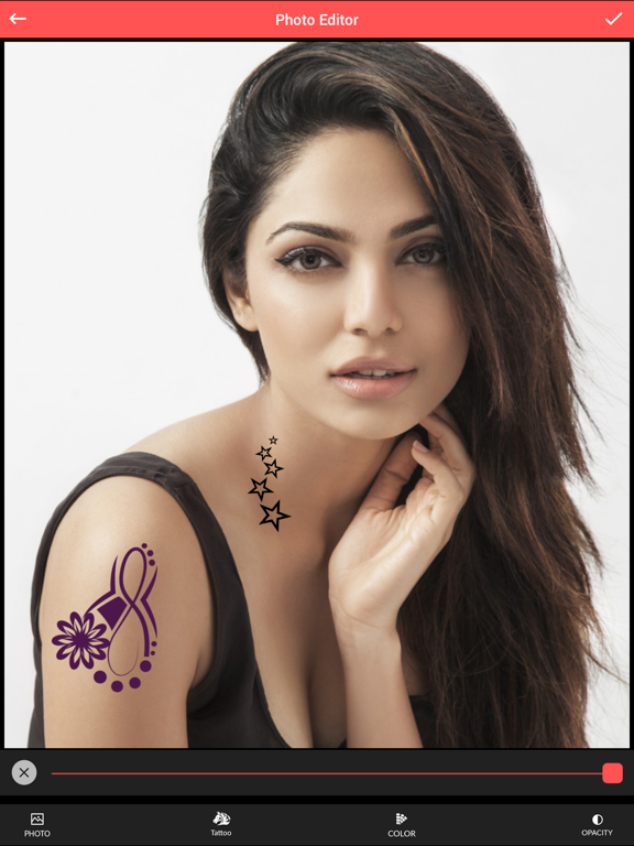 Screenshot #4 pour Tattoo Photo Editor -Tattoo Camera stickers