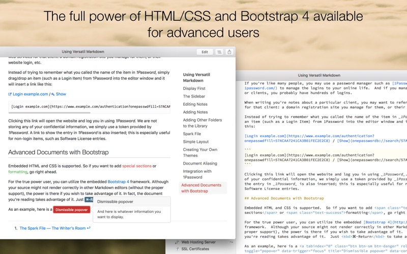 Screenshot #4 for Versatil Markdown