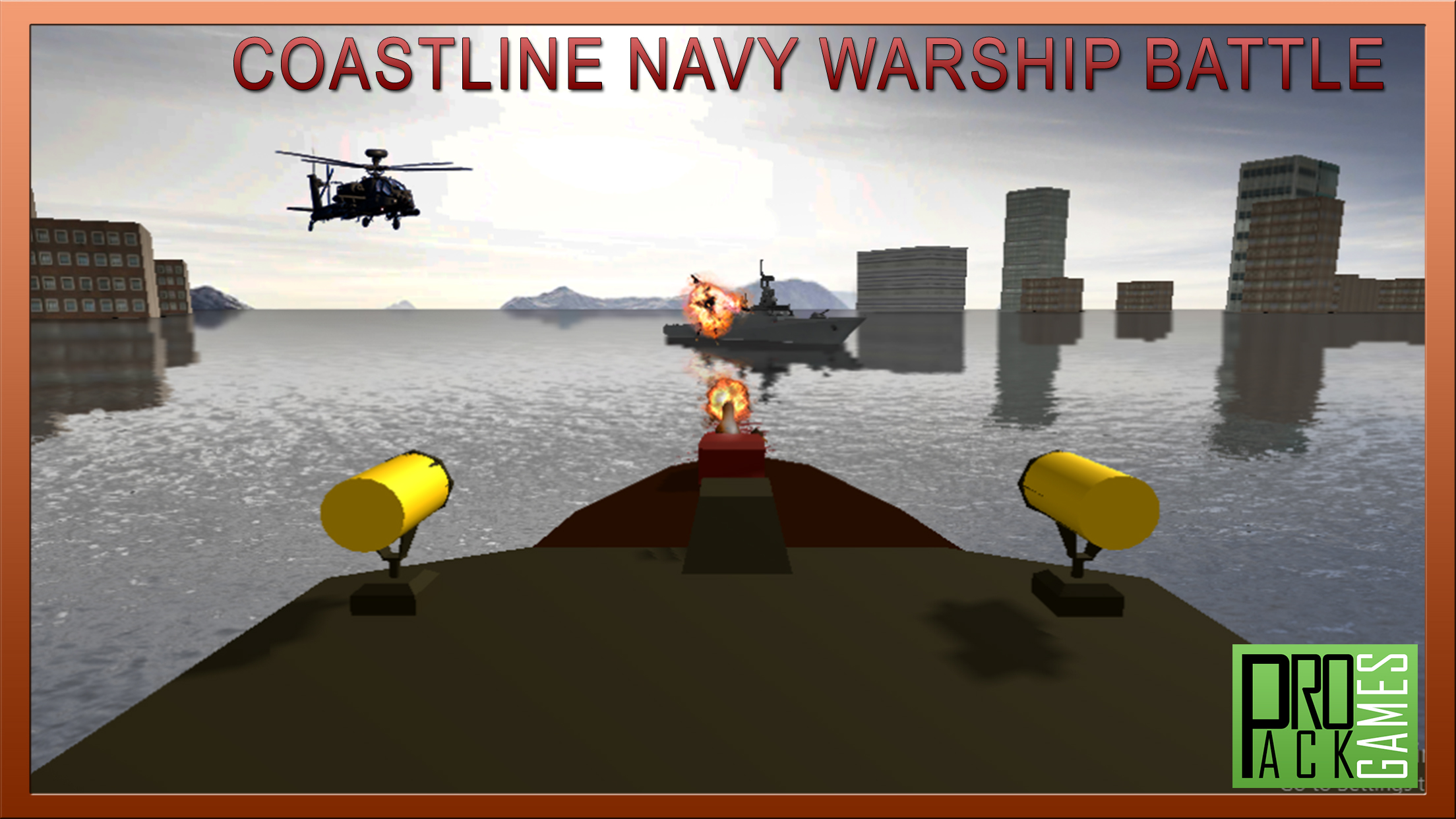 Coastline Navy Warship Fleet - Battle Simulator 3D screenshot 5