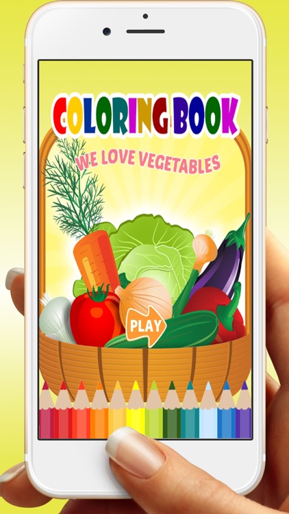 Vegetables Coloring Book Game For Kids