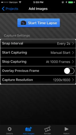 Game screenshot iTimeLapse Pro - Time Lapse videos apk