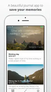 personal diary - daily journal iphone screenshot 1
