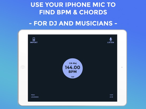 Screenshot #4 pour BPM & Chords Live Analyzer - DJ and Musicians Tool