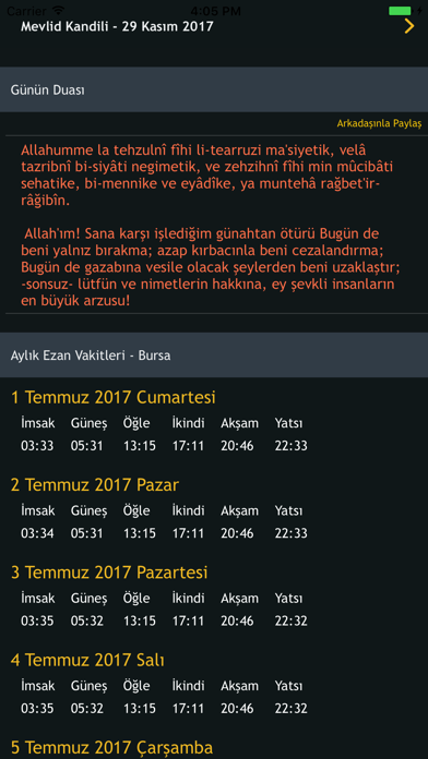 Ezan Vakitleri Türkiyeのおすすめ画像4