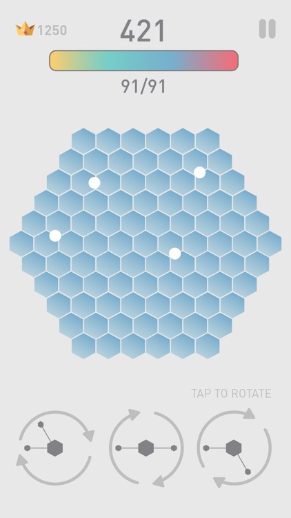 Hexagon Split - A scale hexa brain buster game screenshot-4