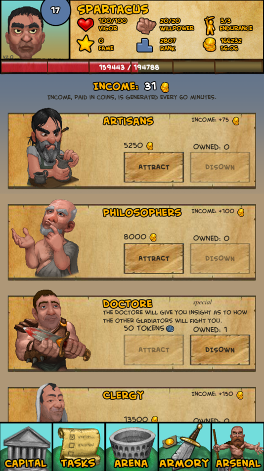 #3. Gladiator: Rise of Legends (iOS) 게시자: IMISSHTML LLC