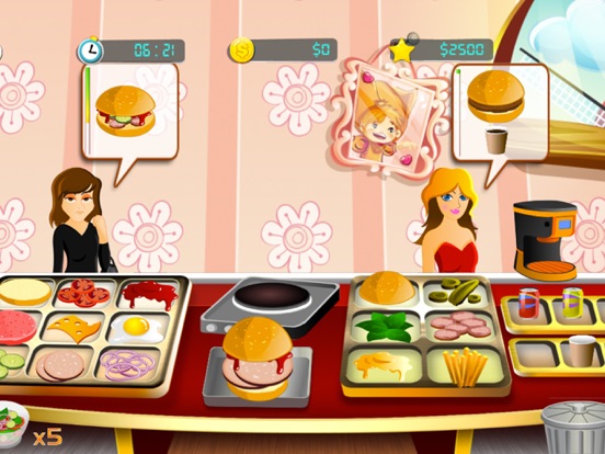Screenshot #4 pour Burger Cooking Fever: Food Court Chef Game