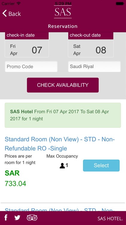 SAS Hotel screenshot-3