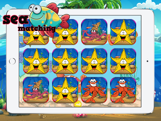 Screenshot #6 pour Sea Animal Match - Cards Matching Games Kids