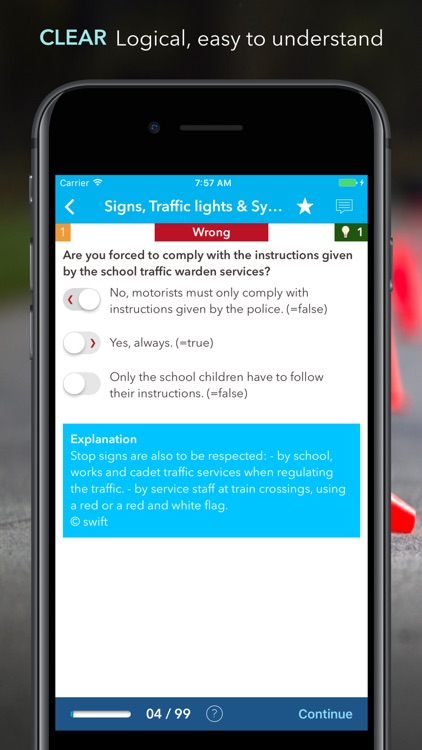 iTheory Car Driver Test Standard Switzerland screenshot-4