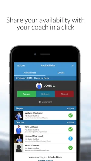 MonClubSportif screenshot 1