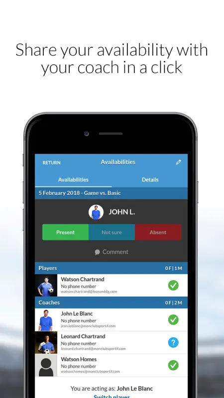 MonClubSportif screenshot 1 of 5