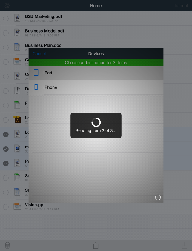 ‎File Transfer - Exchange files between devices Screenshot